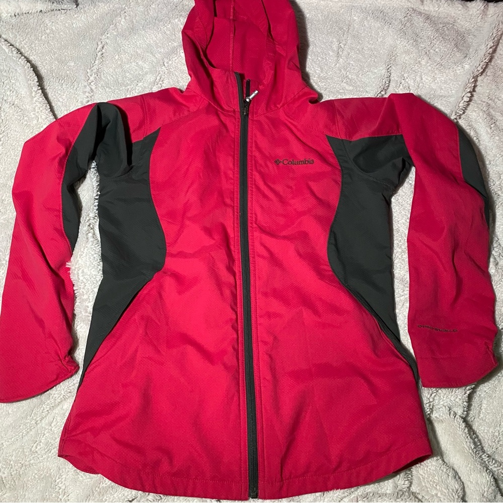 Pink and Grey Columbia Winbreaker / jacket